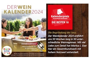 Der Weinkalender 2024 - Mehr Spaß & Genuss mit Wein